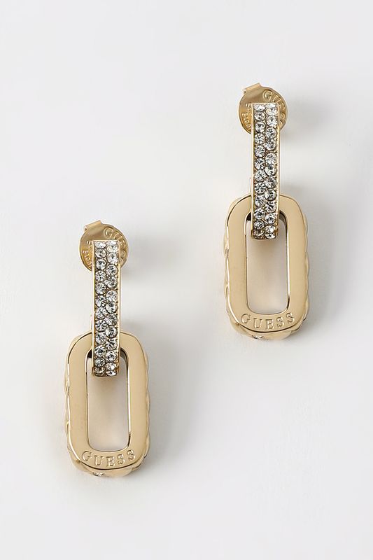 Серьги с кристаллами Guess