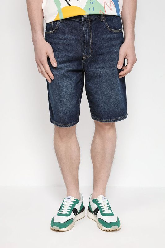 Джинсовые шорты с эффектом потертости Esprit Edc