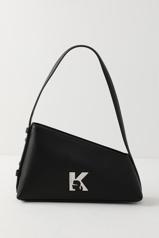 Сумка хобо кожаная Geo Karl Lagerfeld Jeans