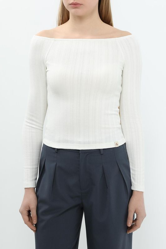 Топ с открытыми плечами Calvin Klein Jeans