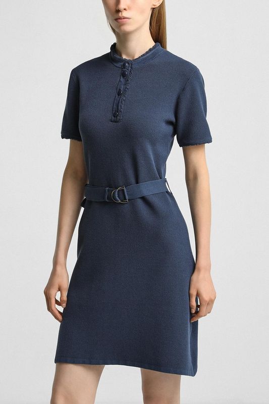 Платье-поло хлопковое EMPORIO ARMANI