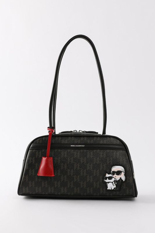 Сумка сэтчел с монограммой Ikon Karl Lagerfeld