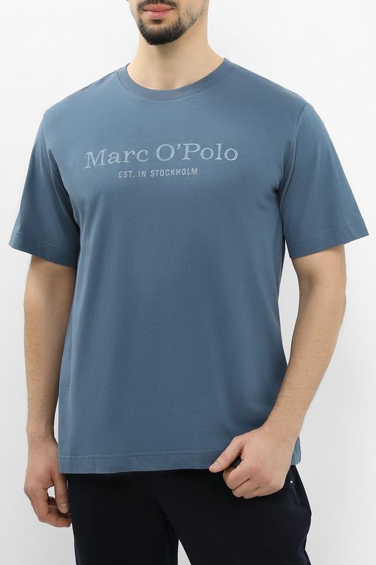 Футболка хлопковая с логотипом Marc O'Polo
