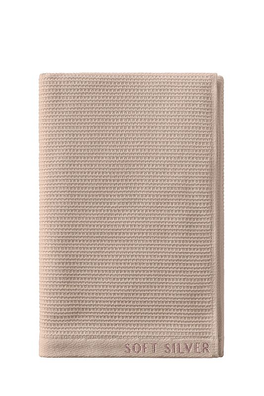 Полотенце хлопковое массажное с антибактериальным эффектом Soft Silver