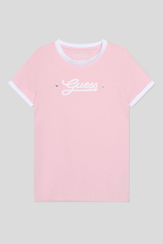 Футболка хлопковая с логотипом Guess
