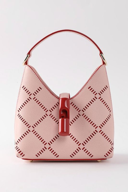 Сумка хобо кожаная с принтом Iride mini Furla