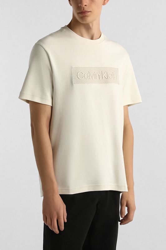 Футболка хлопковая с логотипом Calvin Klein