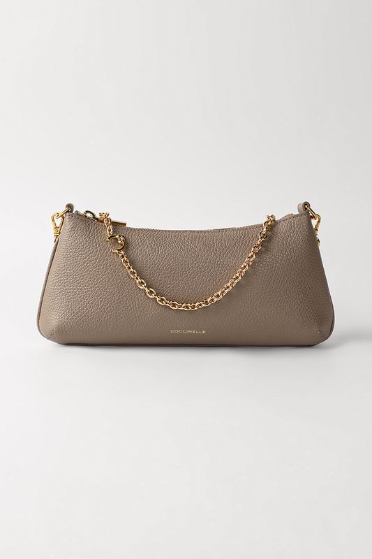 Сумка кросс-боди кожаная C-Me Chain Coccinelle