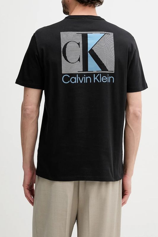 Футболка хлопковая с логотипом Calvin Klein