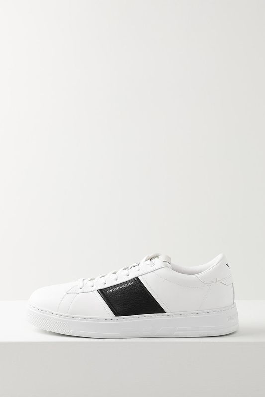 Кеды кожаные EMPORIO ARMANI