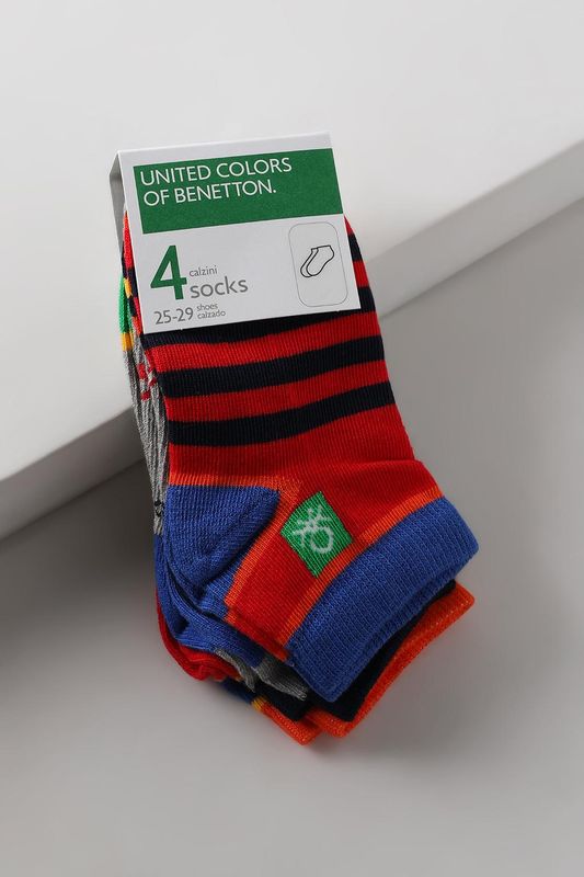Набор из 4 пар хлопковых носков Benetton Undercolors