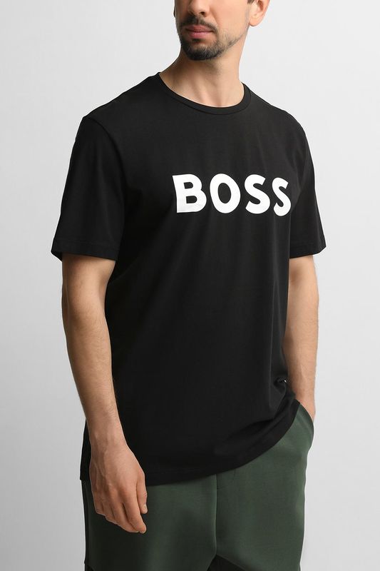 Набор из 2 хлопковых футболок с логотипом BOSS