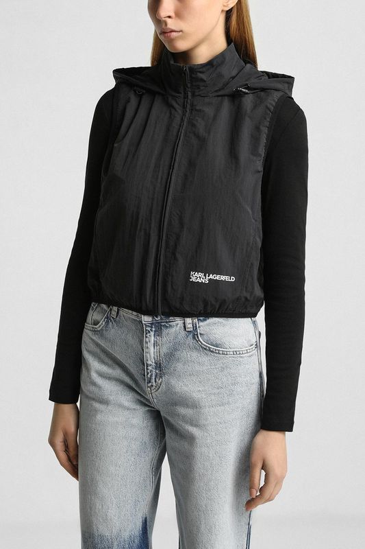 Жилет с капюшоном на кулиске Karl Lagerfeld Jeans