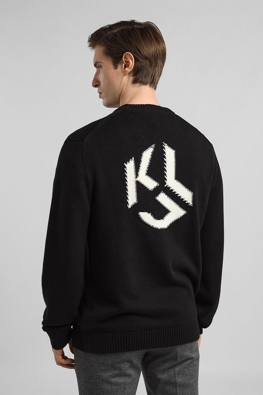 Джемпер хлопковый с логотипом Karl Lagerfeld Jeans