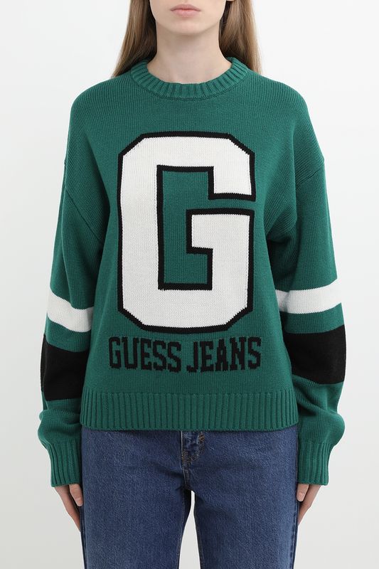 Пуловер (О-вырез) Guess Jeans