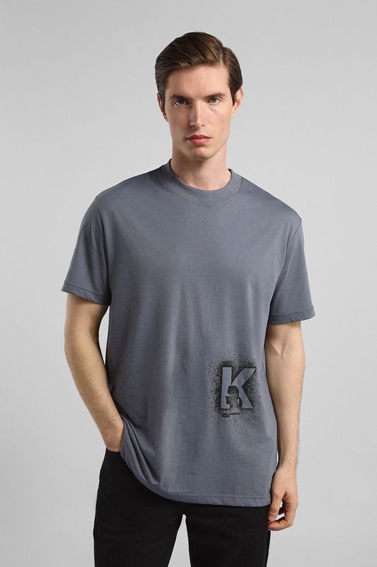 Футболка с принтом Karl Lagerfeld Jeans