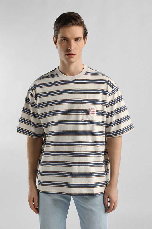 Футболка хлопковая в полоску LEVI'S