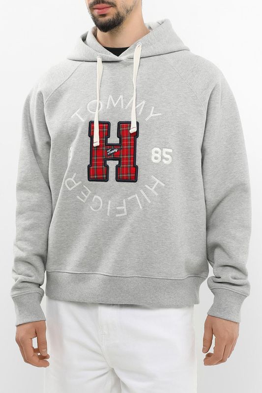 Худи хлопковое с логотипом Tommy Jeans