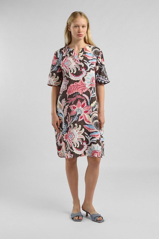 Платье льняное с коротким рукавом Gerry Weber