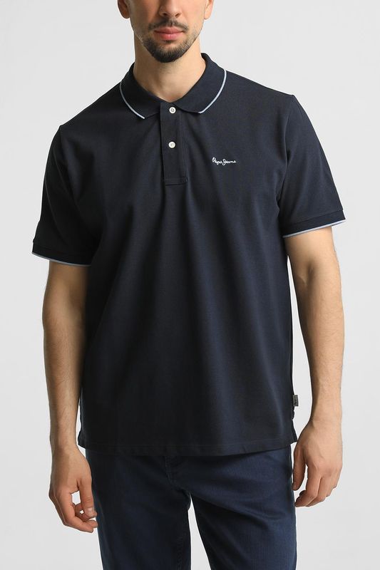 Поло хлопковое PEPE JEANS