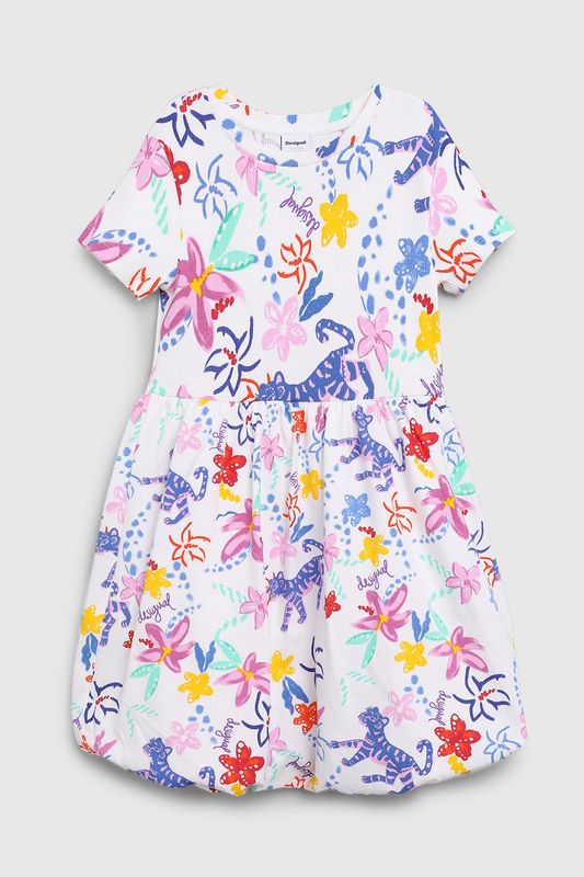 Платье хлопковое с принтом Desigual