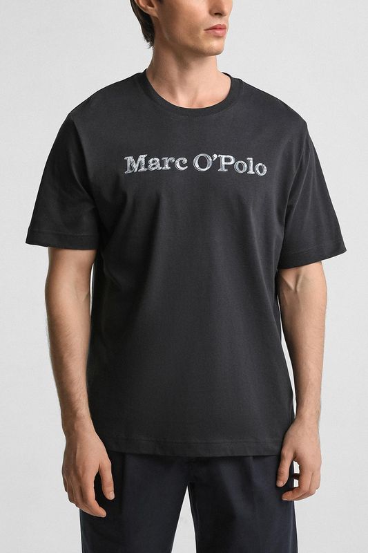 Футболка хлопковая с логотипом Marc O'Polo