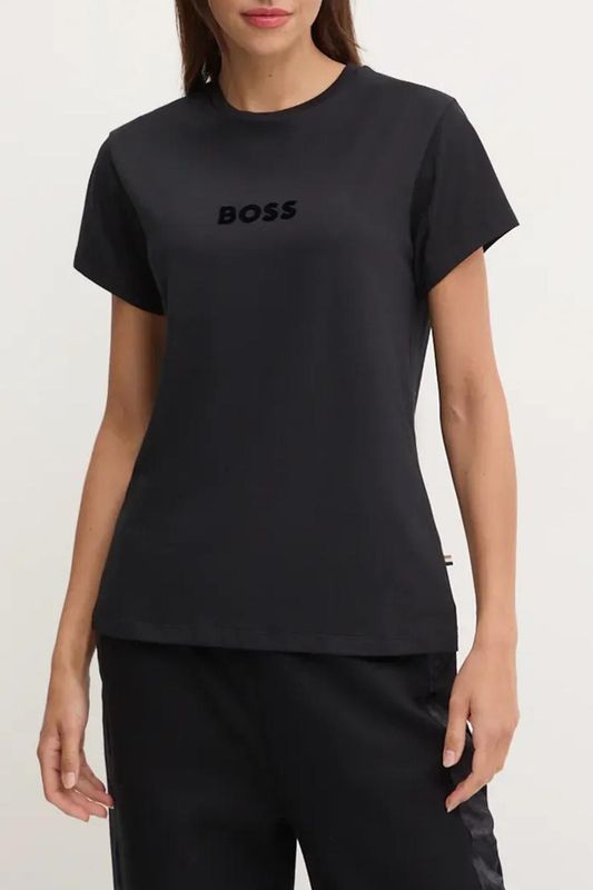 Футболка хлопковая с логотипом BOSS