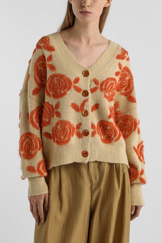 Кардиган с узором ромбы Desigual