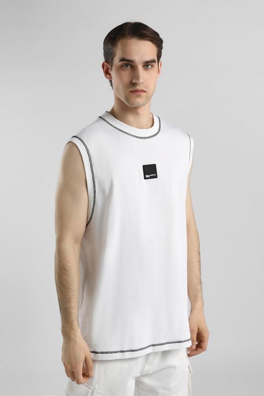 Майка хлопковая Karl Lagerfeld Jeans