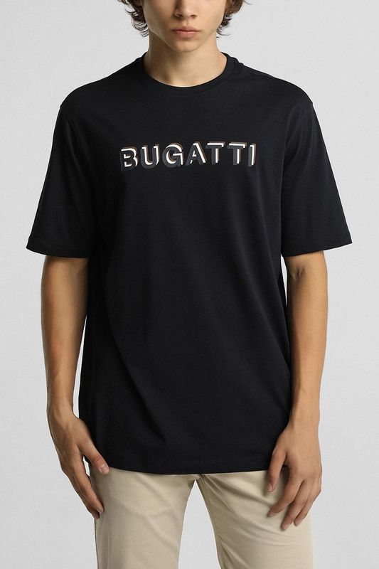 Футболка хлопковая с логотипом Bugatti