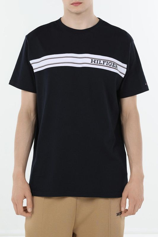 Футболка хлопковая с логотипом Tommy Hilfiger