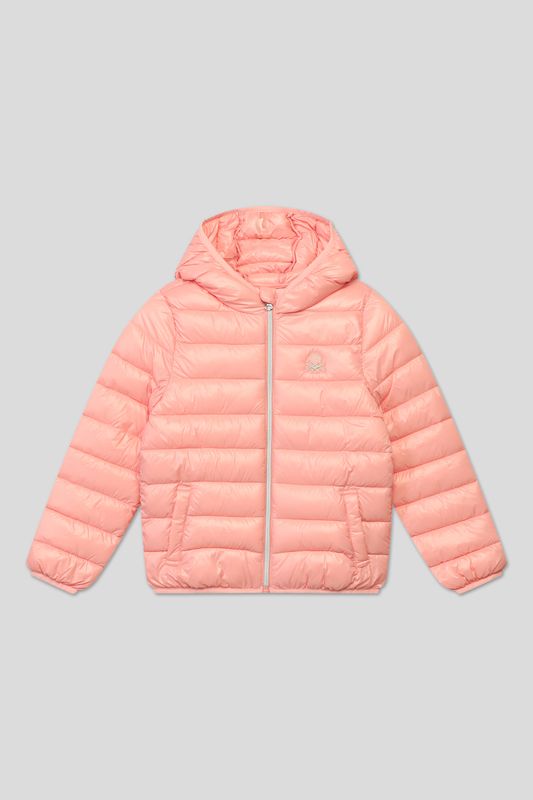 Стеганная куртка утепленная с капюшоном Benetton