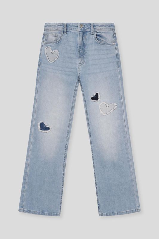 Джинсы клеш с нашивками Republic of Denim
