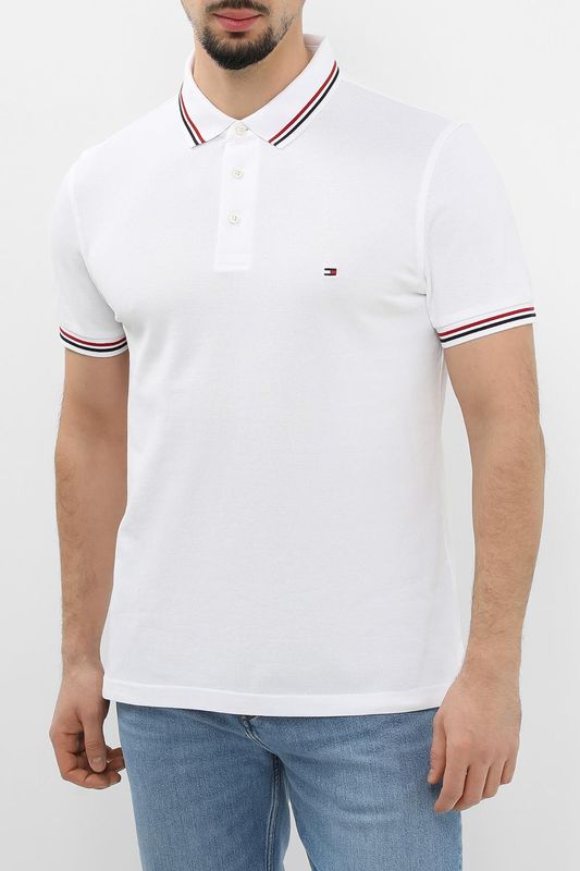Поло хлопковое Tommy Hilfiger