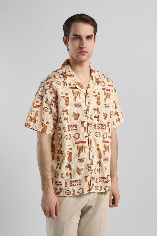 Рубашка хлопковая с коротким рукавом LEVI'S