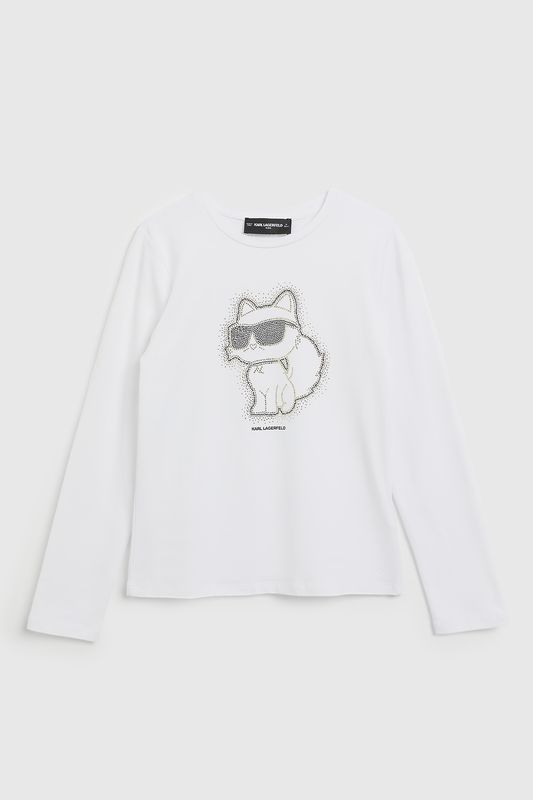 Дет. Футболка с длинным рукавом Karl Lagerfeld