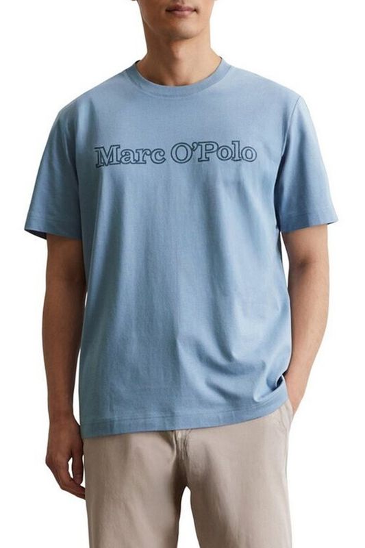 Футболка хлопковая с логотипом Marc O'Polo