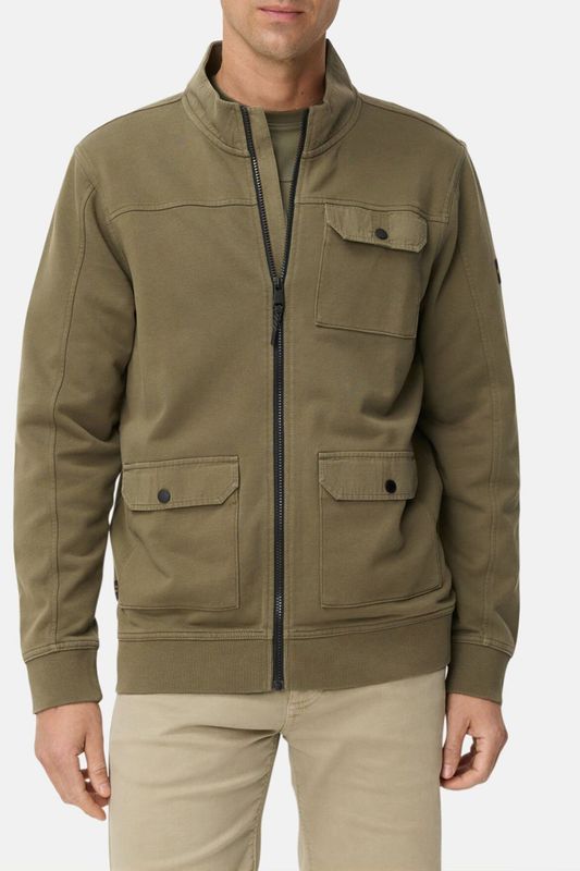 Толстовка хлопковая на молнии с карманами Camel Active Apparel