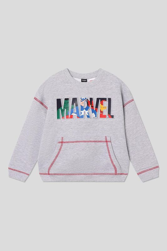 Свитшот хлопковый с принтом Desigual