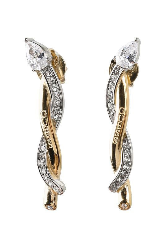 Серьги с кристаллами Guess