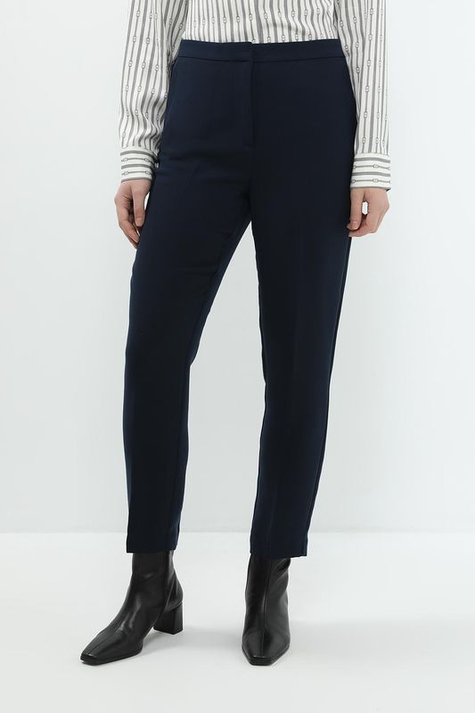 Брюки однотонные зауженного кроя Tommy Hilfiger