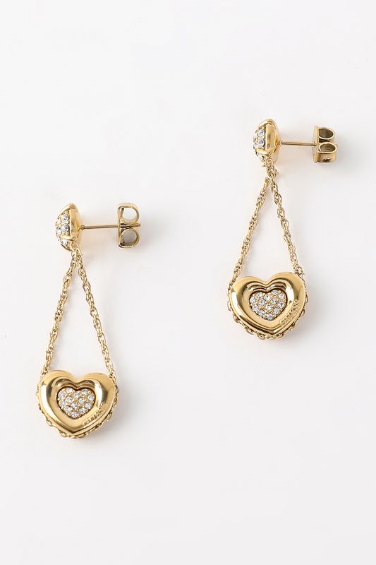 Серьги с кристаллами Guess
