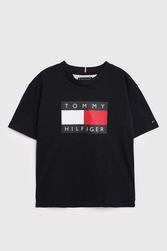 Футболка хлопковая с логотипом Tommy Hilfiger