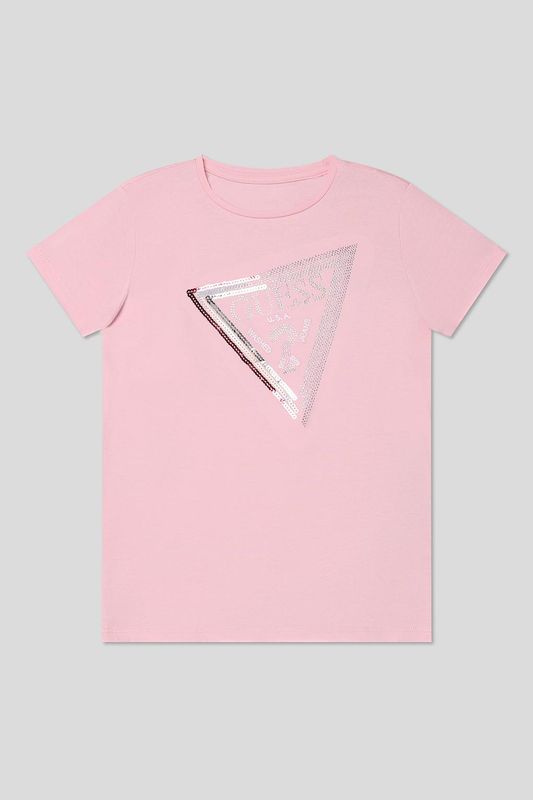 Футболка хлопковая с логотипом Guess