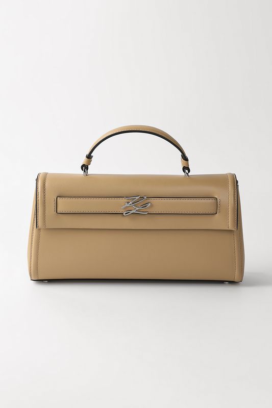 Сумка сэтчел кожаная Autograph Karl Lagerfeld