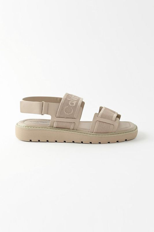 Сандалии с логотипом Calvin Klein