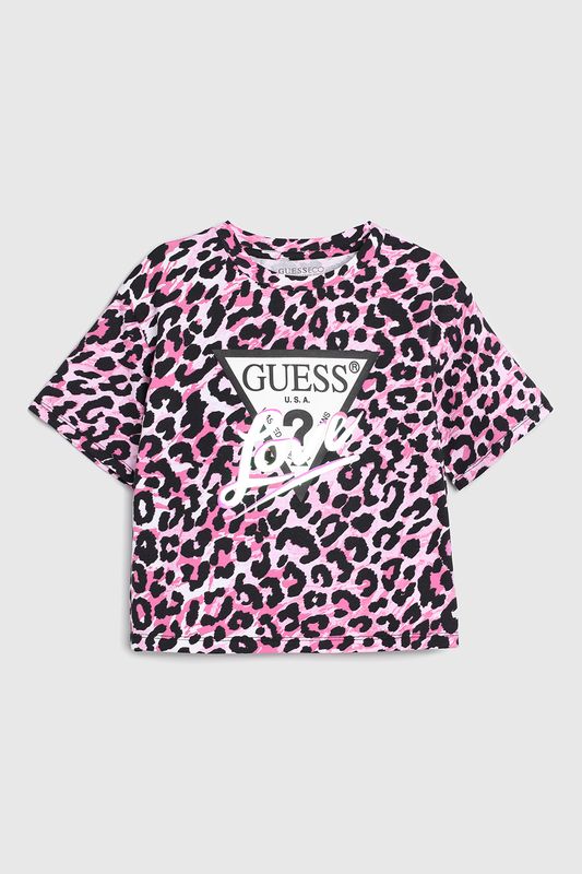 Футболка хлопковая с принтом Guess