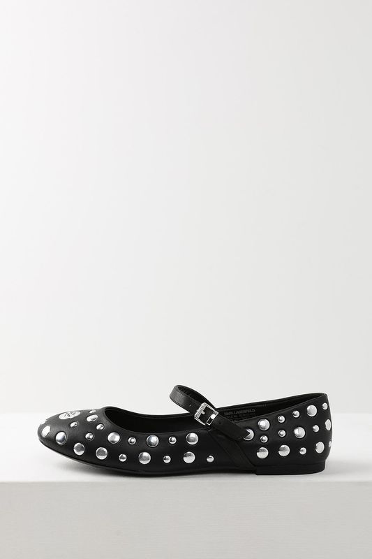Балетки с заклепками Karl Lagerfeld