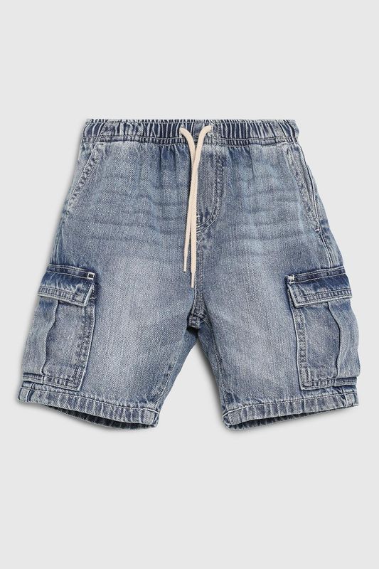 Шорты джинсовые на кулиске с карманами Republic of Denim