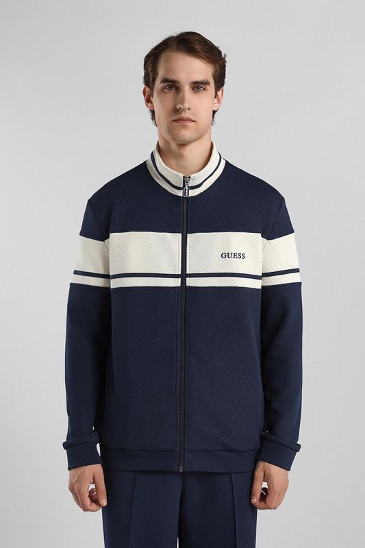 Толстовка на молнии с воротником стойкой Guess